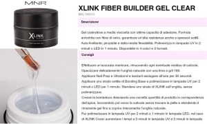 XLINK FIBER BUILDER GEL CLEAR 10 GRAMMI